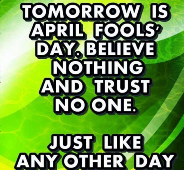 April fools day